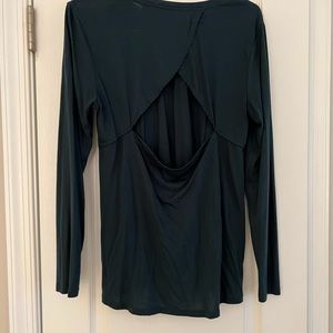 Open Back Athleisure Shirt